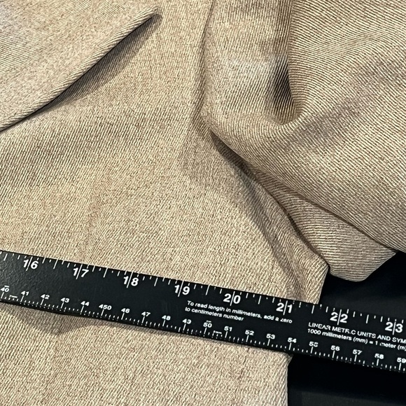 Christian Dior 70s Vintage Beige Three Button Formal Overcoat Mens Sz 40 Medium - Picture 6 of 15